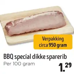 Jumbo BBQ special dikke sparerib aanbieding