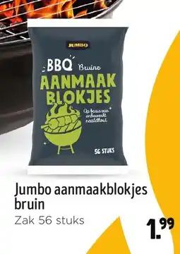 Jumbo Jumbo aanmaakblokjes bruin aanbieding
