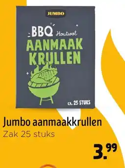 Jumbo Jumbo aanmaakkrullen aanbieding