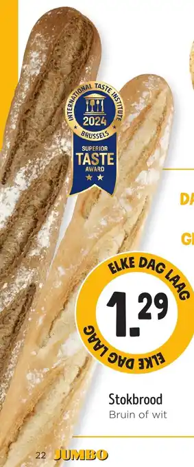 Jumbo Stokbrood aanbieding