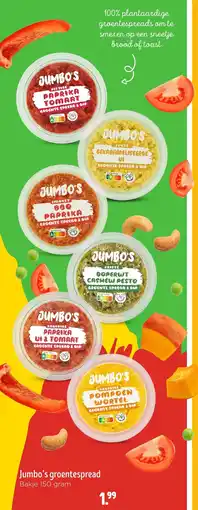 Jumbo Jumbo's groentespread aanbieding
