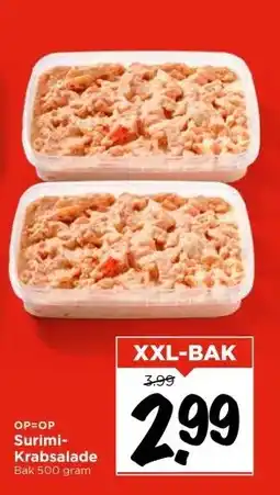 Vomar Voordeelmarkt Surimi- Krabsalade aanbieding