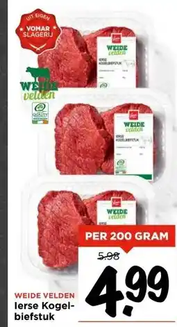 Vomar Voordeelmarkt WEIDE VELDEN lerse Kogel- biefstuk aanbieding