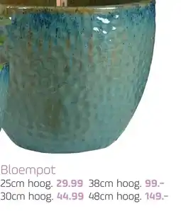 Coppelmans Bloempot aanbieding
