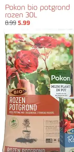 Coppelmans Pokon bio potgrond rozen 30L aanbieding