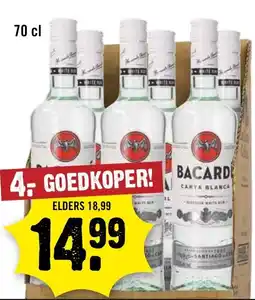 Dirck 3 Bacarda carta blanca aanbieding