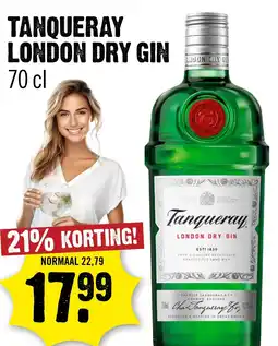 Dirck 3 Tanqueray london dry gin aanbieding