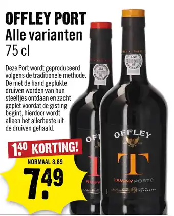 Dirck 3 Offley port aanbieding