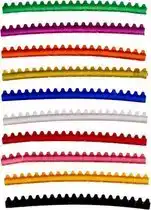 Bol.com Duvo+ Ringen kanarie aluminium Gemengde kleuren 3mm LET OP ! PRIJS PER 10 STAAFJES ! aanbieding