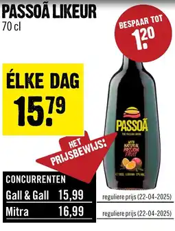 Dirck 3 Passoã likeur aanbieding