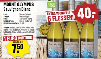 Dirck 3 Mount olympus Sauvignon blanc aanbieding