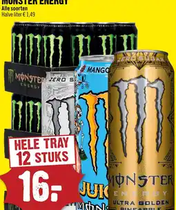 Dirck 3 Monster energy aanbieding
