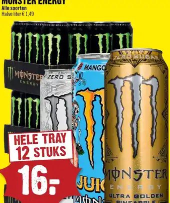Dirck 3 Monster energy aanbieding