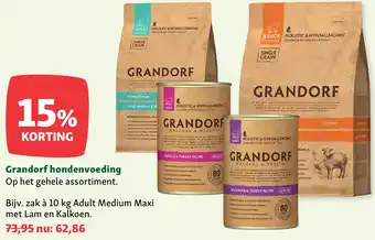 Maxi Zoo Grandorf hondenvoeding aanbieding