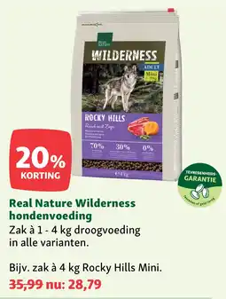 Maxi Zoo Real Nature Wilderness hondenvoeding aanbieding