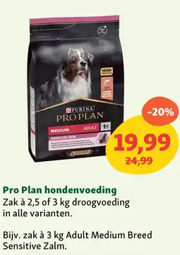 Maxi Zoo Pro Plan hondenvoeding aanbieding