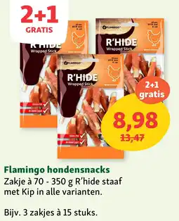 Maxi Zoo Flamingo hondensnacks aanbieding