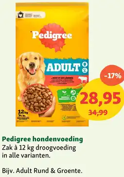 Maxi Zoo Pedigree hondenvoeding aanbieding