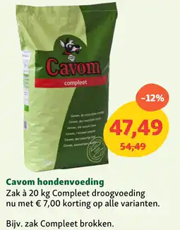 Maxi Zoo Cavom hondenvoeding aanbieding