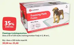 Maxi Zoo Flamingo trainingsmatten aanbieding