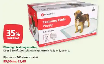 Maxi Zoo Flamingo trainingsmatten aanbieding