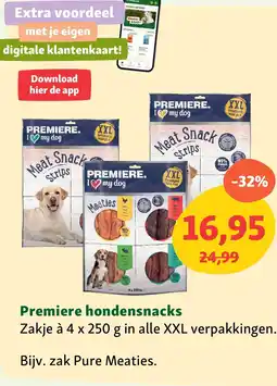 Maxi Zoo Premiere hondensnacks aanbieding