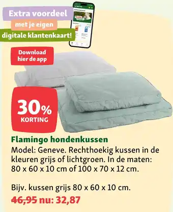 Maxi Zoo Flamingo hondenkussen aanbieding