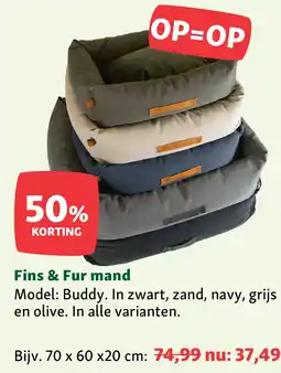 Maxi Zoo Fins & Fur mand aanbieding