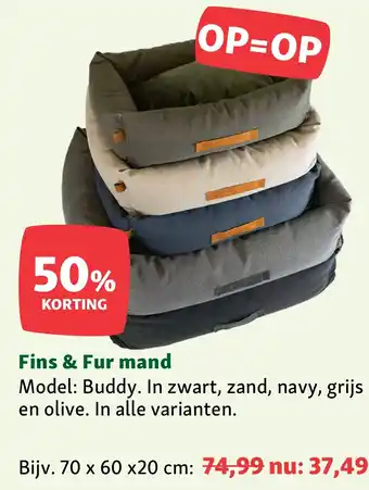 Maxi Zoo Fins & Fur mand aanbieding