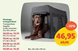 Maxi Zoo Flamingo transportkooi aanbieding