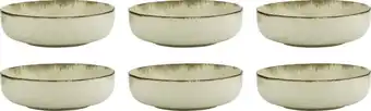 Bol.com Cactula Kitchen Trend Creme Ocean kom 15 cm set van 6 aanbieding