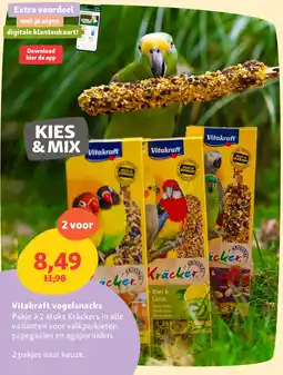 Maxi Zoo Vitakraft vogelsnacks aanbieding