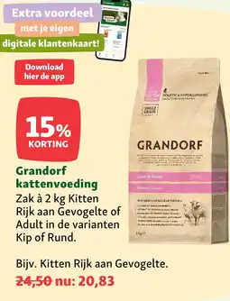 Maxi Zoo Grandorf kattenvoeding aanbieding