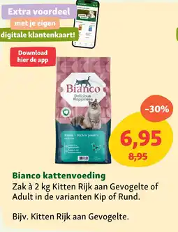 Maxi Zoo Bianco kattenvoeding aanbieding