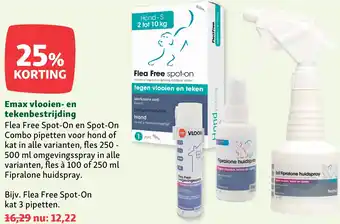 Maxi Zoo Emax vlooien en tekenbestrijding aanbieding