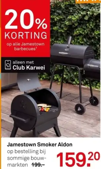 Karwei Jamestown Smoker Aldon aanbieding