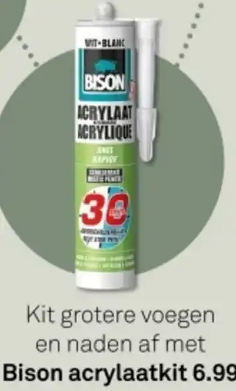 Karwei Bison acrylaatkit aanbieding