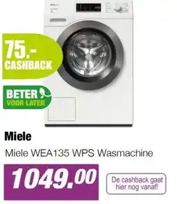 EP Miele WEA135 WPS Wasmachine aanbieding