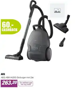 EP AEG AB81A2DG Stofzuiger met Zak aanbieding