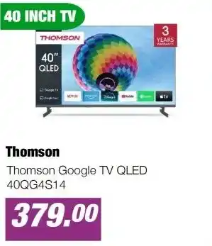 EP Thomson Google TV QLED 40QG4S14 aanbieding