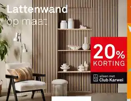 Karwei Lattenwand aanbieding