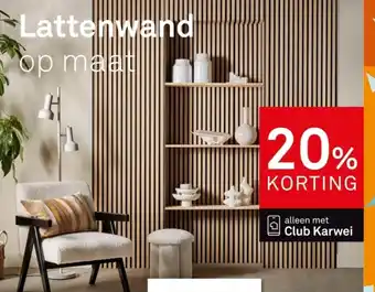 Karwei Lattenwand aanbieding