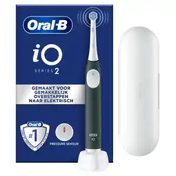 MediaMarkt ORAL-B iO2 Series Forest groen + etui Elektrische tandenborstel groen aanbieding
