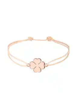 Douglas Elli Dames Shamrock Lucky Charm in 925 Sterling Silver Rose Gold Plated aanbieding