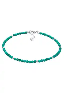 Douglas Nenalina Enkelband van Turquoise Agaat en Zilveren Balletjes van 925 Sterling Zilver aanbieding