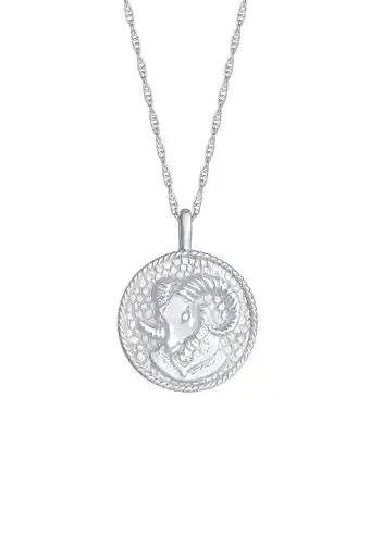 Douglas Elli Dames Zodiac Aries Munt Antieke Trend Astro in 925 Sterling Zilver aanbieding