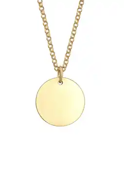Douglas Elli Dames Plak Hanger Basic Rond in 925 Sterling Zilver aanbieding