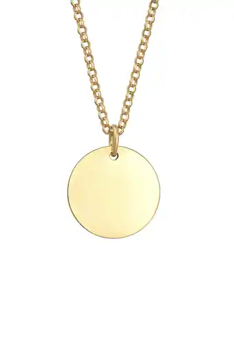 Douglas Elli Dames Plak Hanger Basic Rond in 925 Sterling Zilver aanbieding