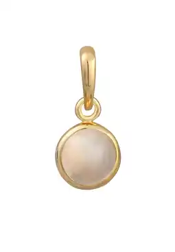 Douglas Elli Dames Hanger Eenzaam Rond met Maansteen in 925 Sterling Zilver aanbieding