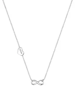 Douglas Elli Dames Oneindigheid Hanger Hart Filigraan in 925 Sterling Zilver aanbieding